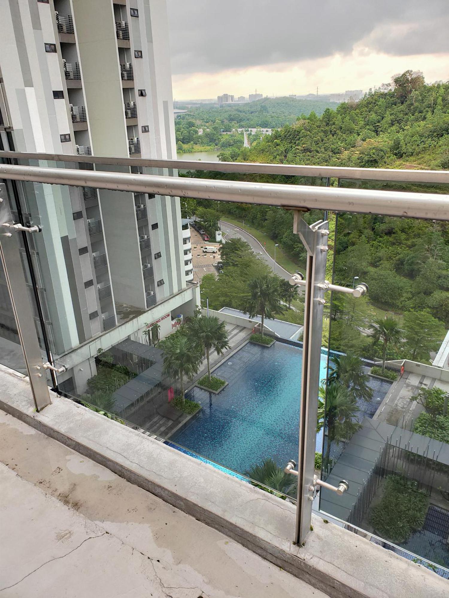 D Bunga مسلم Homestay Pool View Legoland Nusajaya Nusajaya  Exteriör bild