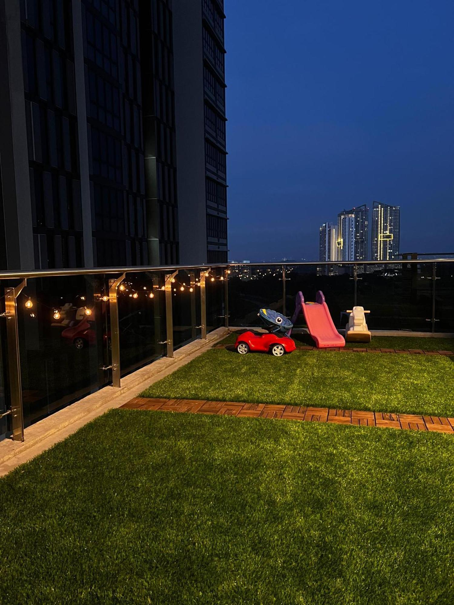 D Bunga مسلم Homestay Pool View Legoland Nusajaya Nusajaya  Exteriör bild